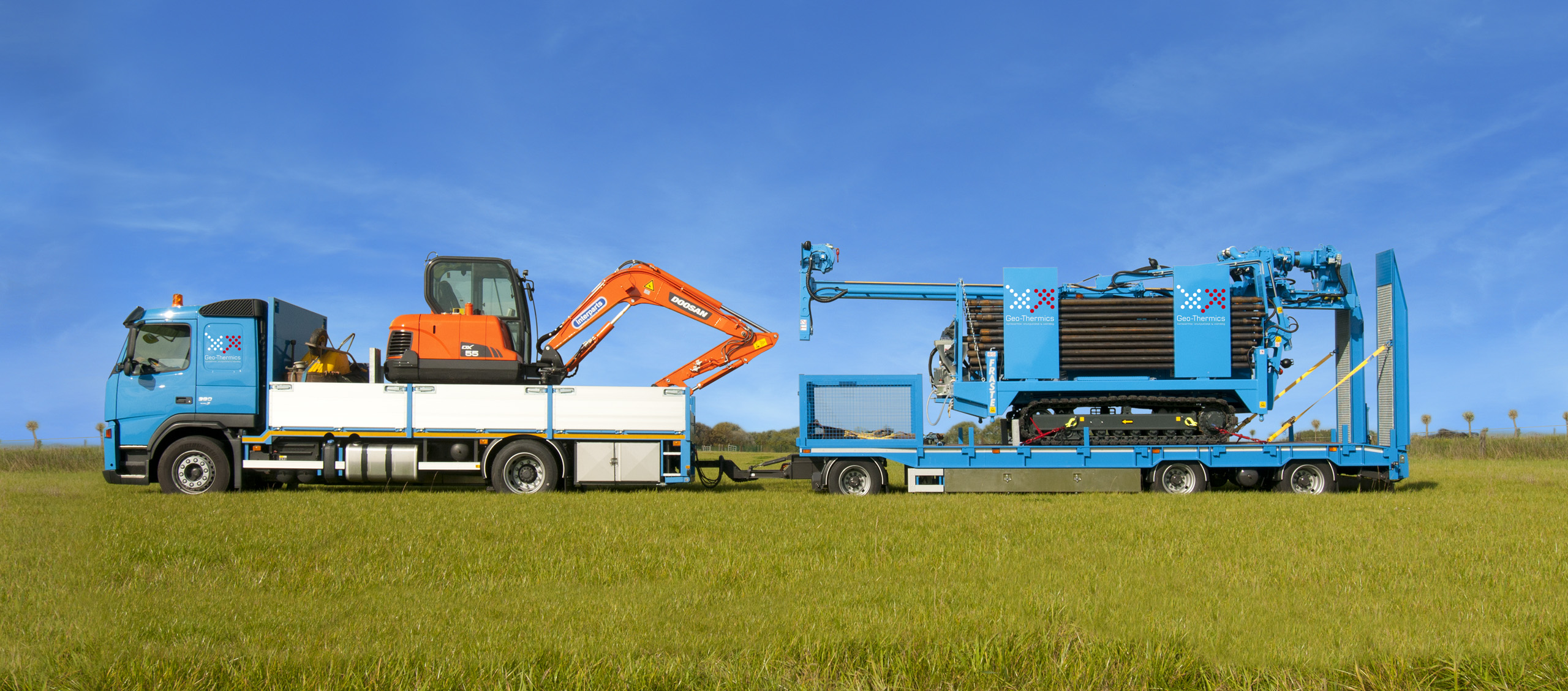 combinatie Geo-Thermics Boorwagen